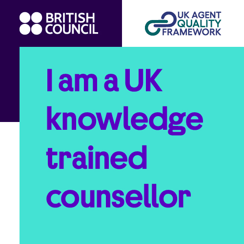 UK Knowledge Trained Counsellor Badge